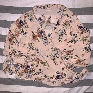 NWOT ALTAR’D STATE FLORAL WRAP TOP